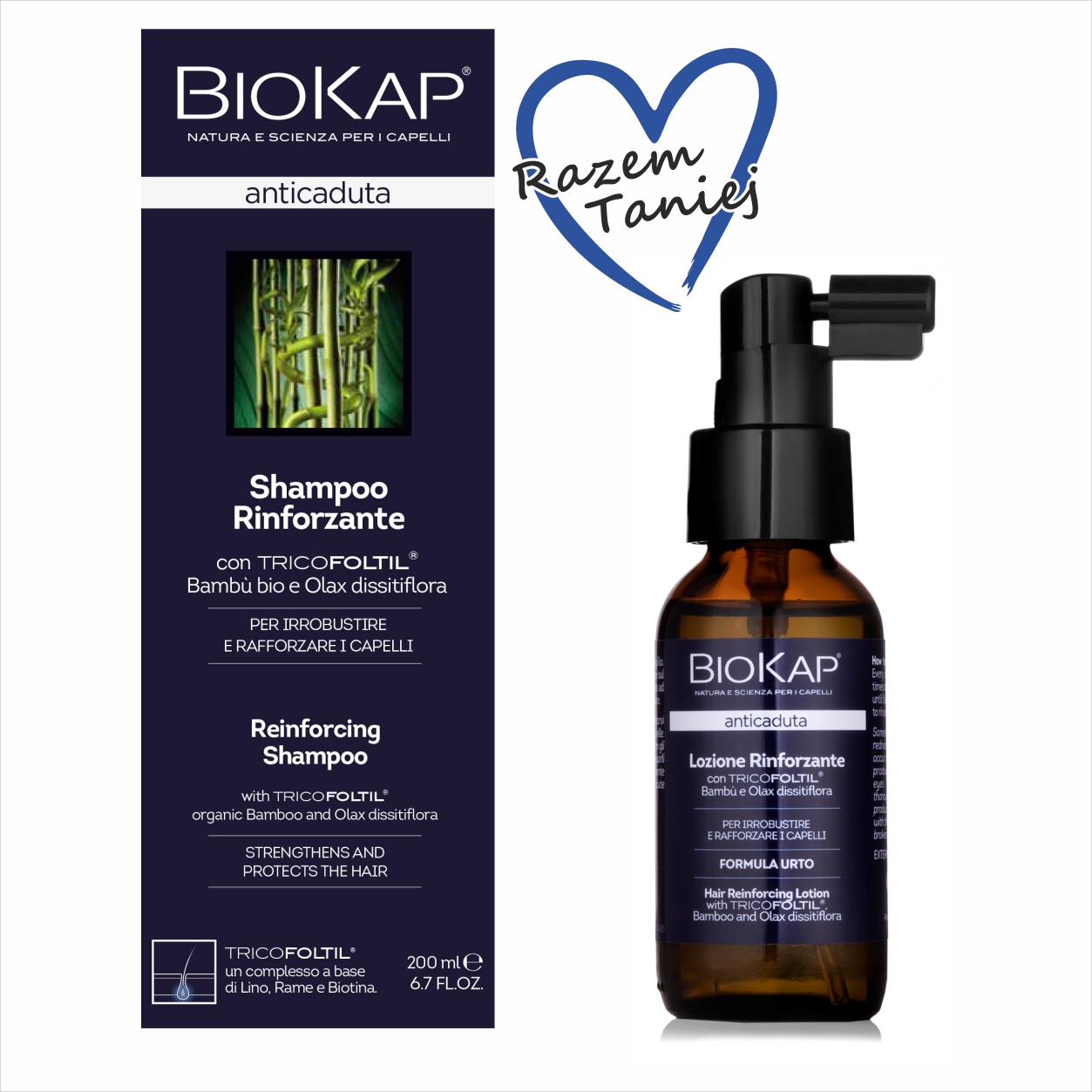 Zestaw do włosów wypadających I (szampon, lotion)