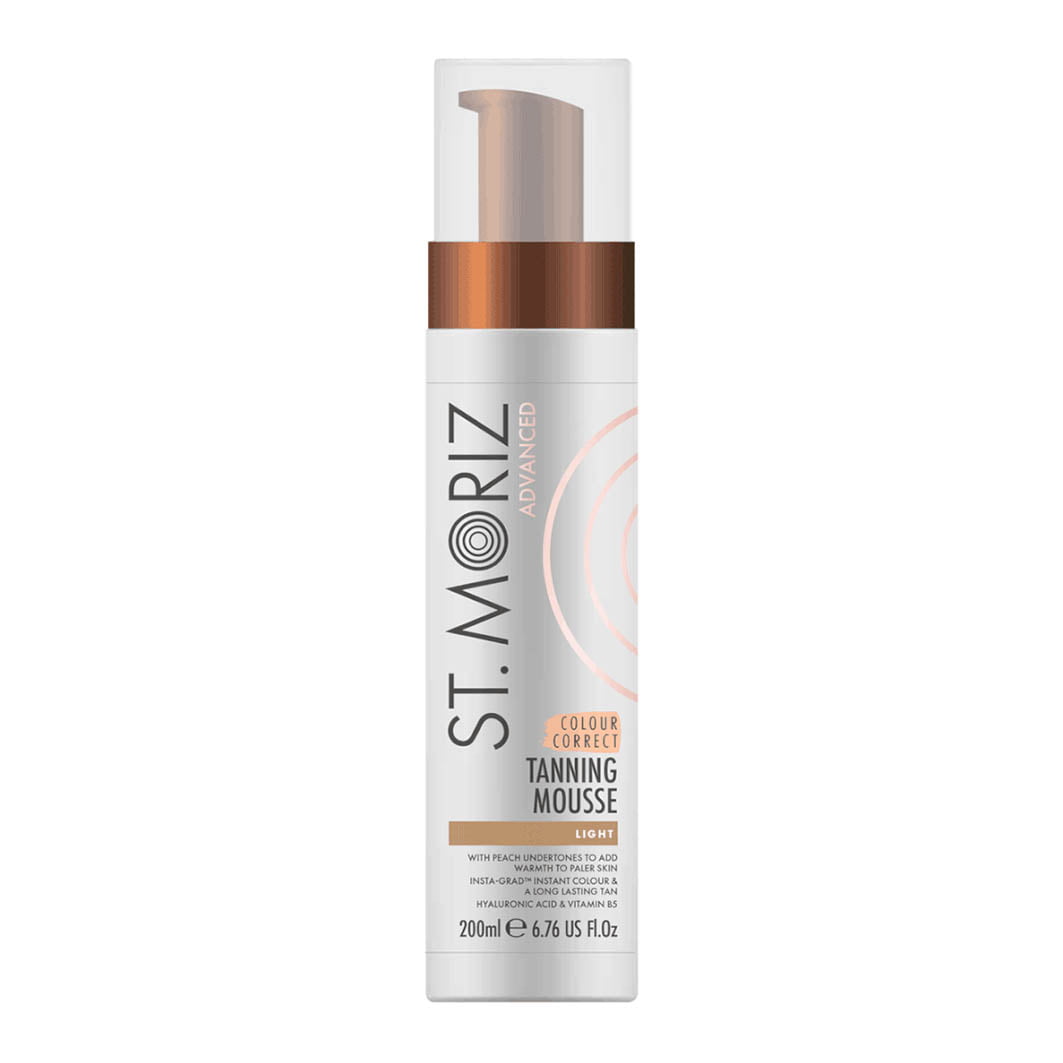 St. Moriz Samoopalająca, korygująca kolor pianka o delikatnym odcieniu, 200ml