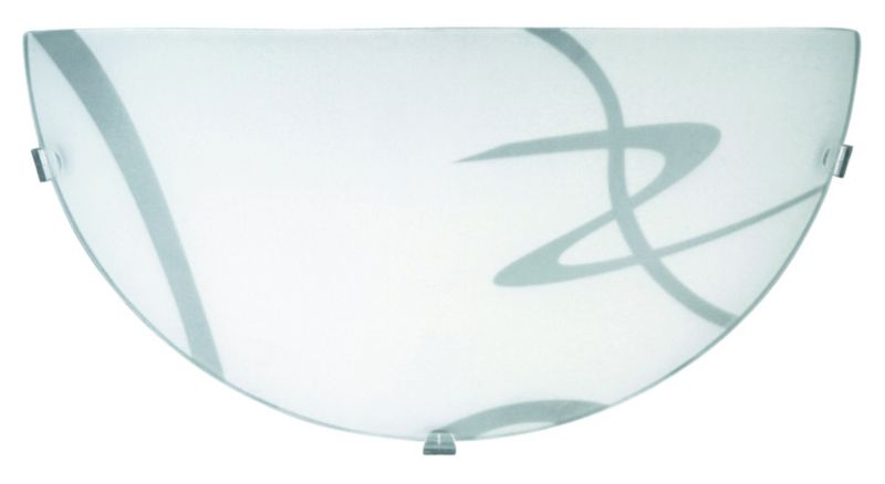 Kinkiet ścienny Rabalux Soley biały wzorzysty do łazienki 1 x E27 x 60W IP20 wym: 30 x 30 x 30 cm - 1 szt.