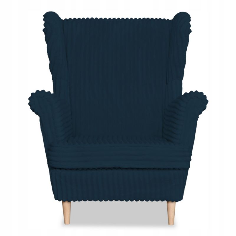 Fotel uszak do salonu Family Meble Rene niebieski 1szt