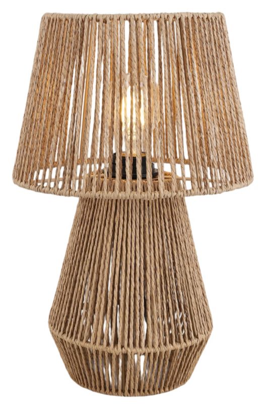 Lampa stołowa Fumi 1 x E27 brąz