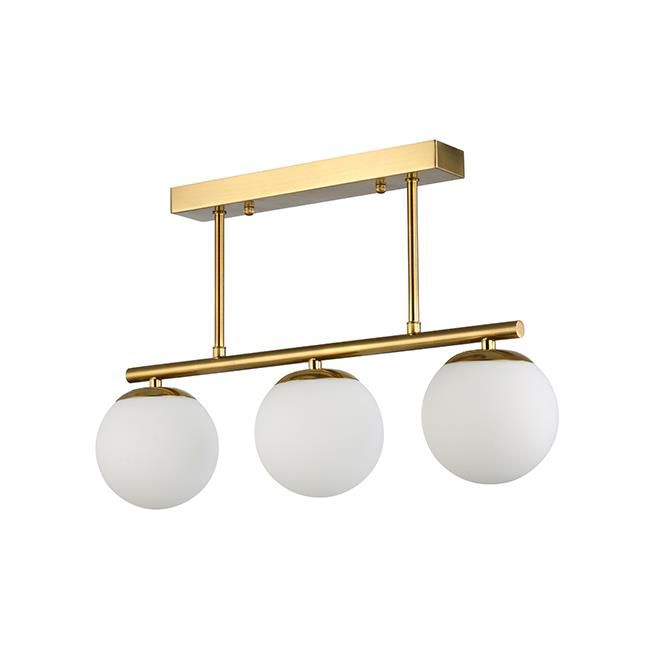 Żyrandol LED MasterLED Bali E27 potrójny lampa wisząca 47 cm IP20 złoty 1 szt.