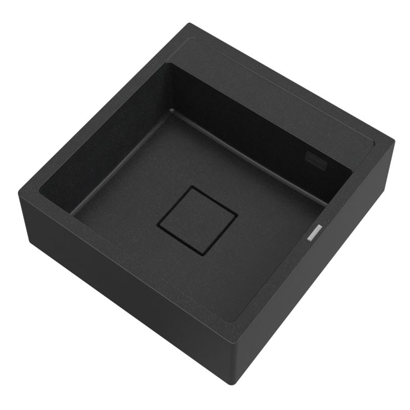 Zlewozmywak Granitowy Jednokomorowy Granitan Zlew Skandynawski Farmerski Do Kuchni Zestaw Zlew Syfon 1 kpl.