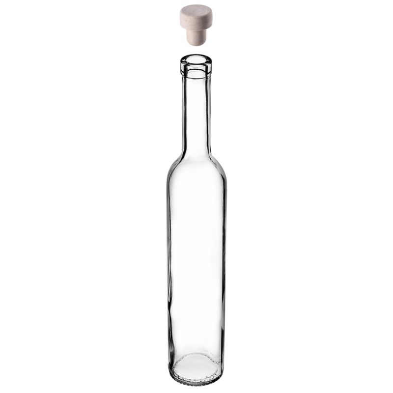 Butelka KADAX 0.5 L, Na Nalewki Z Korkiem Fi19 8 szt.