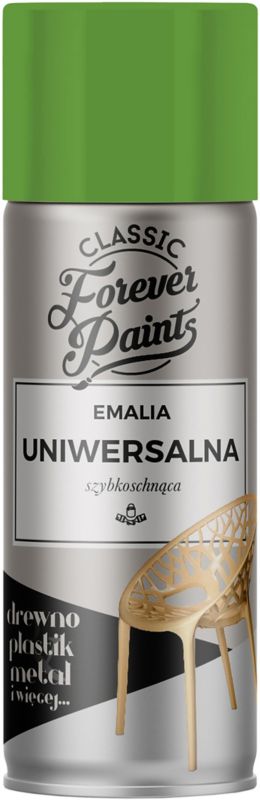 Emalia uniwersalna szybkoschnąca Forever Paints 400 ml zielona jasna