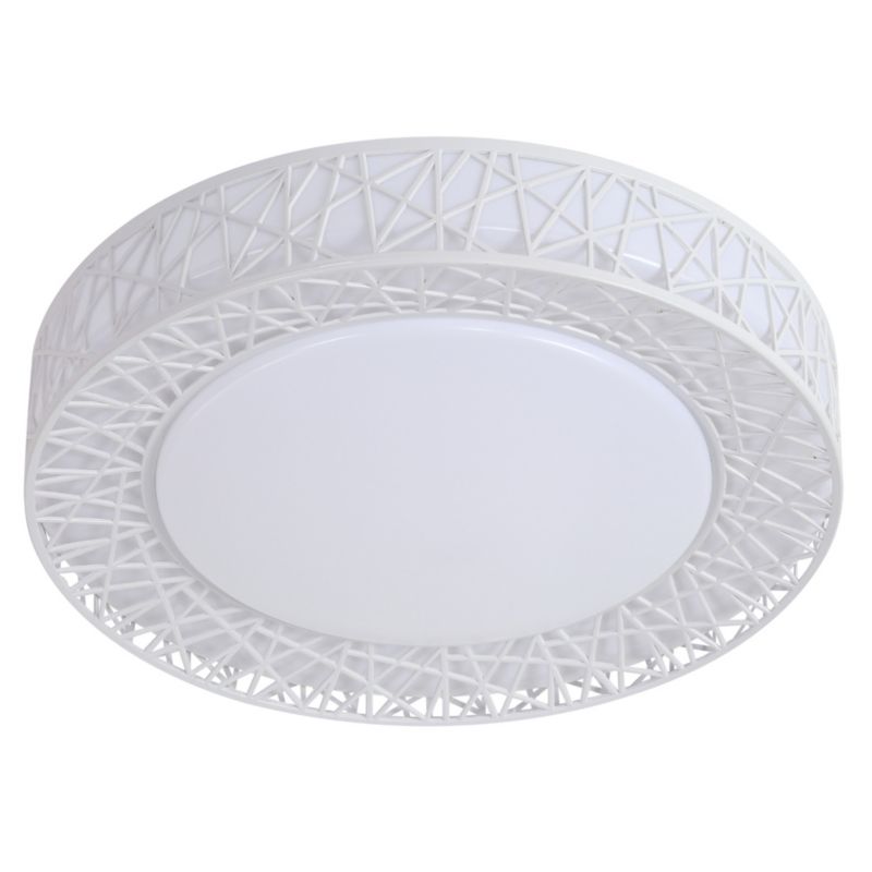 Plafon Polux Clara biały LED 18W 4000K 1850lm IP20 wym: 8 x 29 x 29 cm tworzywo sztuczne - 1 szt.