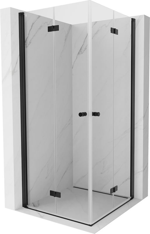 Kabina prysznicowa Mexen Mist-F czarna 100x100 cm - 8A6-100L-100P-70-00 1 szt.