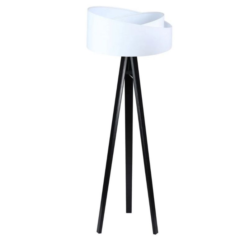 Lampa Bps Koncept stojąca GEMSTONE biała/czarna 1 szt