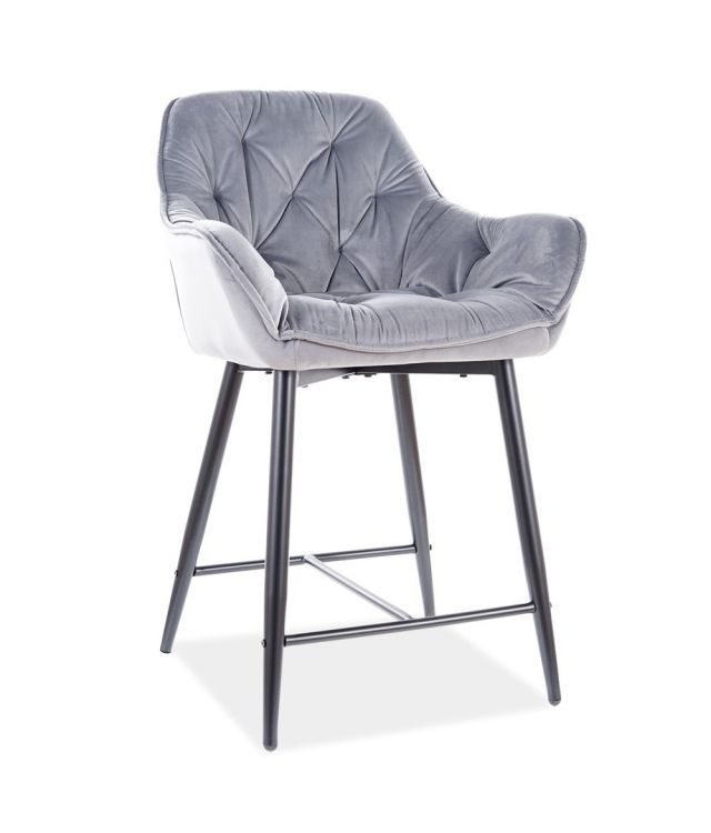 Hoker Signal niski CHERRY H-2 VELVET szary 1 szt