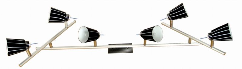 Lampa sufitowa wisząca Candellux Senso satyno-czarna wym: 19 x 98 x 30 cm 6xG9 x 40W 1 szt.