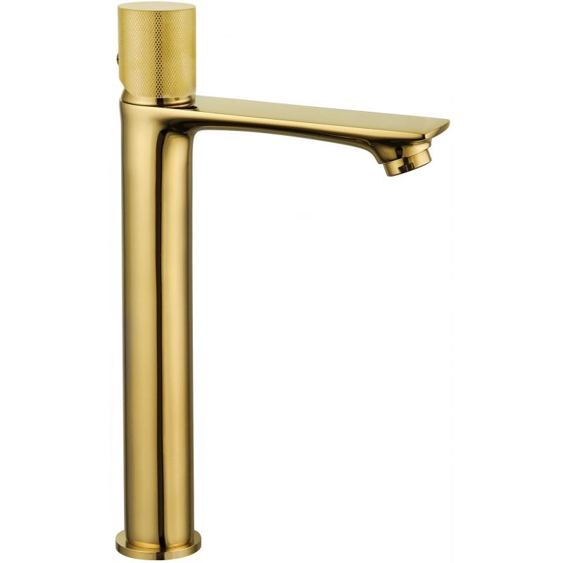 Bateria umywalkowa stojąca Mexen Royo One złota wysoka 1 szt.