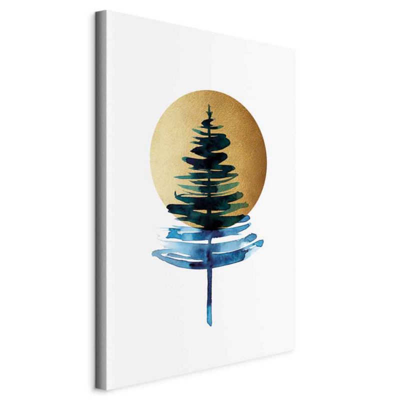 Obraz Artgeist Słoneczna zima 40 x 60 cm płótno włoskie 1 szt