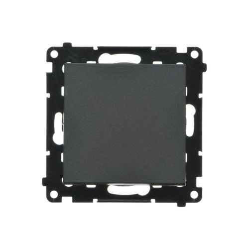 Łącznik jednobiegunowy Simon 55 czarny mat szybkozłącza TW1.01/149 1szt