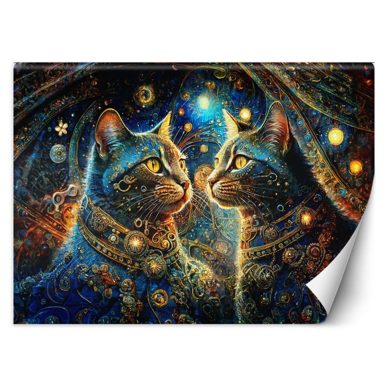 Fototapeta Feeby Kot Zwierzęta Abstrakcja 450x315 1 szt