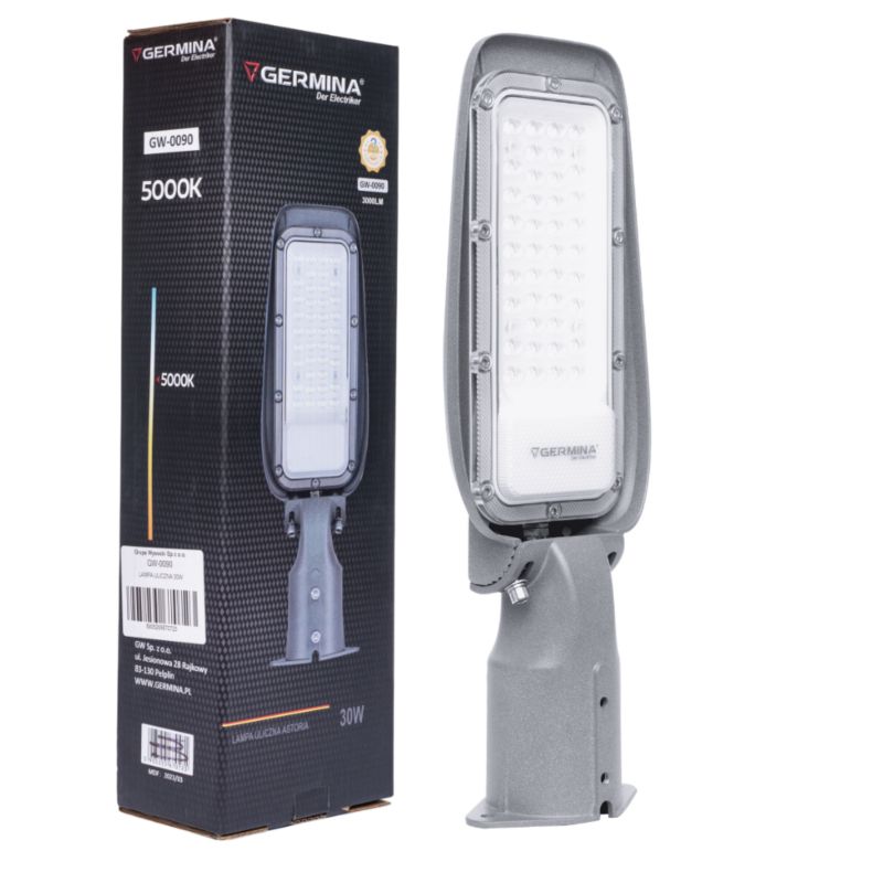Lampa uliczna Led Germina 30W latarnia ogrodowa IP65 1szt.