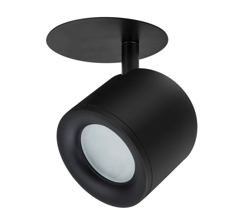 Oczko GoodHome Fossey GU10 czarne