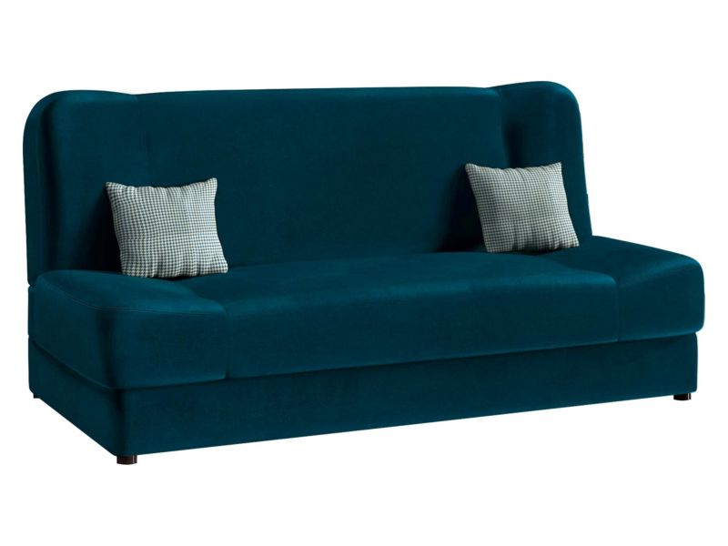 Wersalka MIRJAN 24 Jonas Premium ciemny turkusowy/ciemny turkusowy/niebieska pepitka 1 szt.