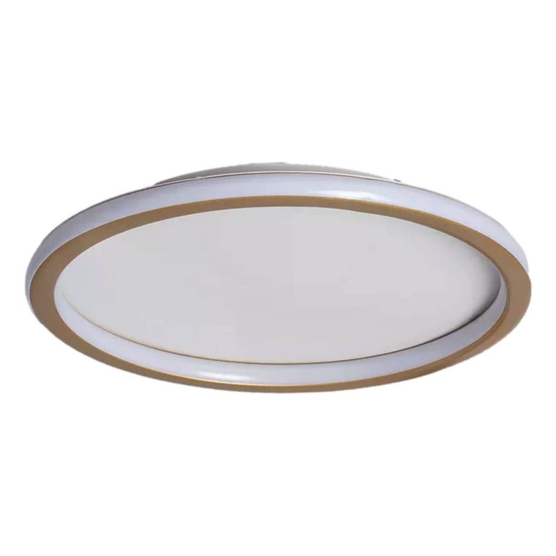 Plafon sufitowy Abruzzo Cerchio złoto-biały LED 30W 3000K-6000K 1200 lm IP20 wym: 6 x 41 x 41 cm metal - 1 szt.