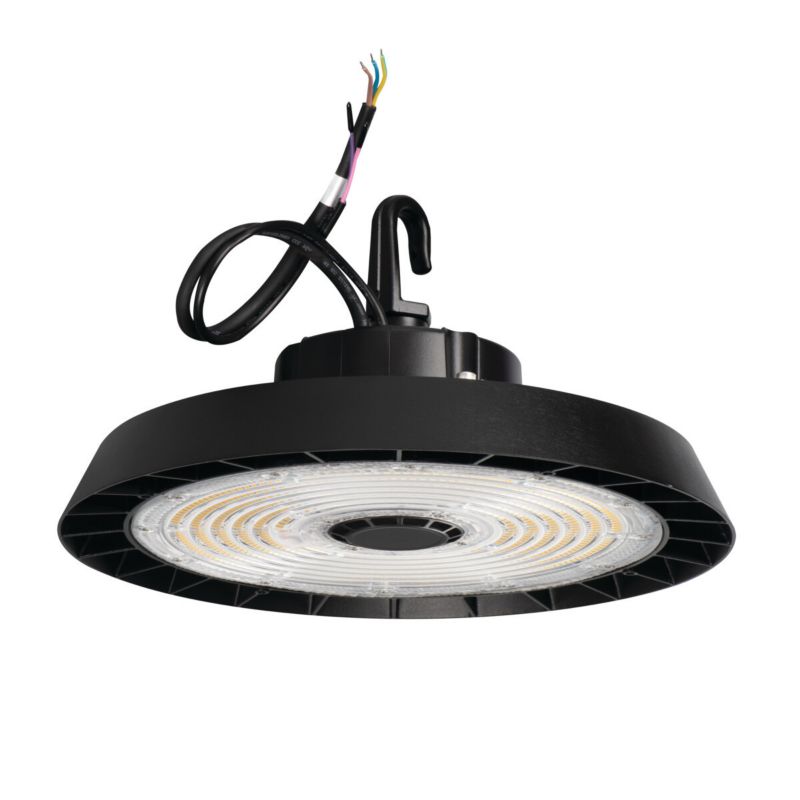 Lampa High Bay Ufo Kanlux Hb Pro Strong czarna LED 200W 4000K 34000lm hermetyczna IP65 wym: 11,5 x 33,6 x 33,6 cm - 1 szt.