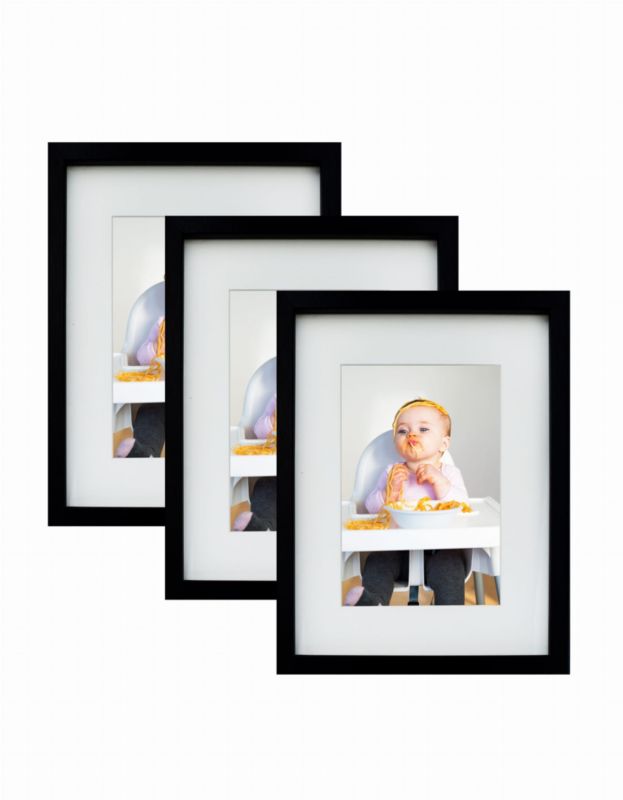 Zestaw ramek BD art 15x21 A5 czarny 3 szt.