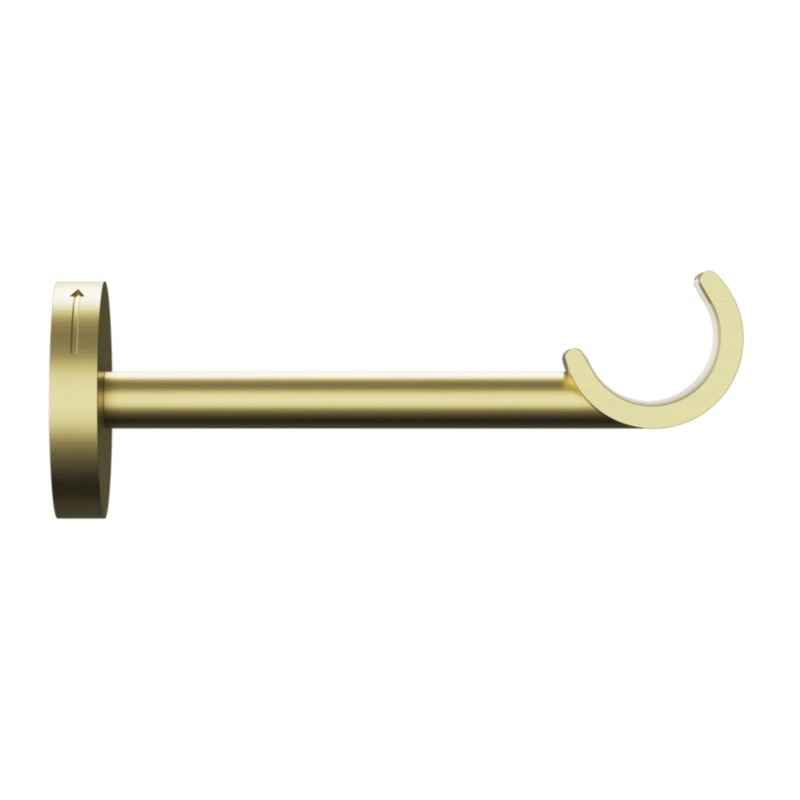 Wspornik ścienny pojedynczy GoodHome Elasa M 19 - 28 mm złoty