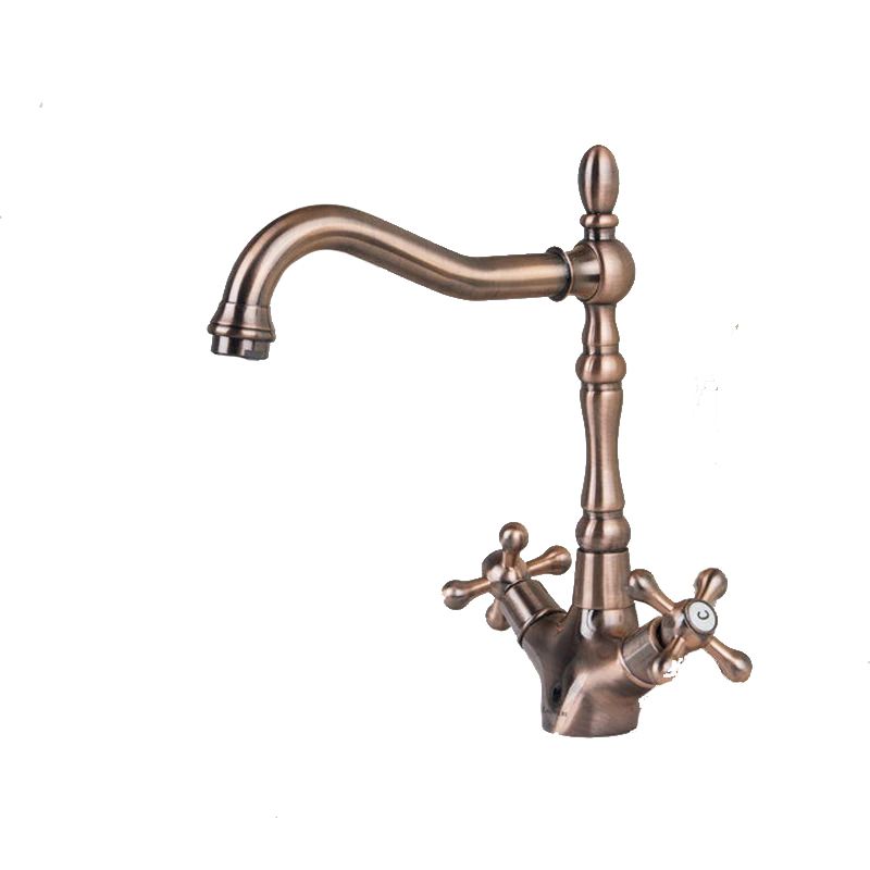 Bateria umywalkowa Lauferi PALES mosiężna stojąca miedziana retro 1 szt.