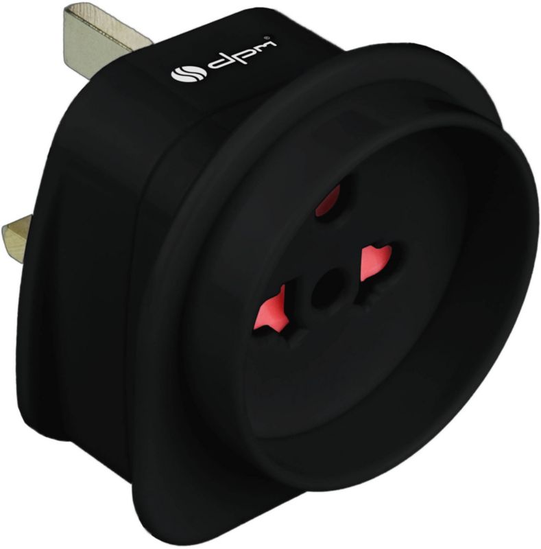 Adapter podróżny Dpm UK czarny