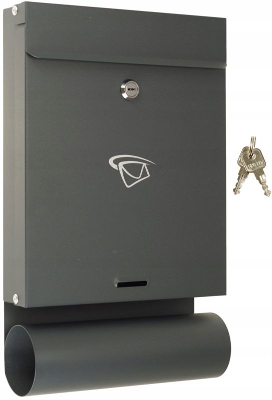 Skrzynka FEINZ Na Listy Pocztowa Wrzutnik 40 X 25 Cm Duża Grafit 1 szt.