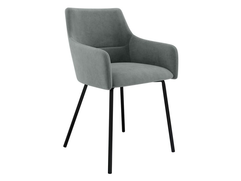 Krzesło MIRJAN 24 tapicerowane Vito platynowy szary 1 szt.