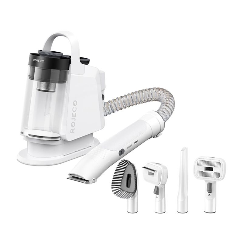 Zestaw do pielęgnacji sierści / Odkurzacz 4w1 Rojeco biały 1 szt.