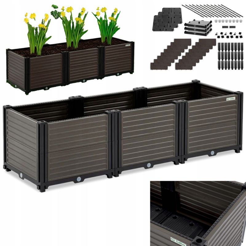 Skrzynia Cultivo Uprawowa Warzywniak na Balkon Warzywa Kwiaty 1 szt