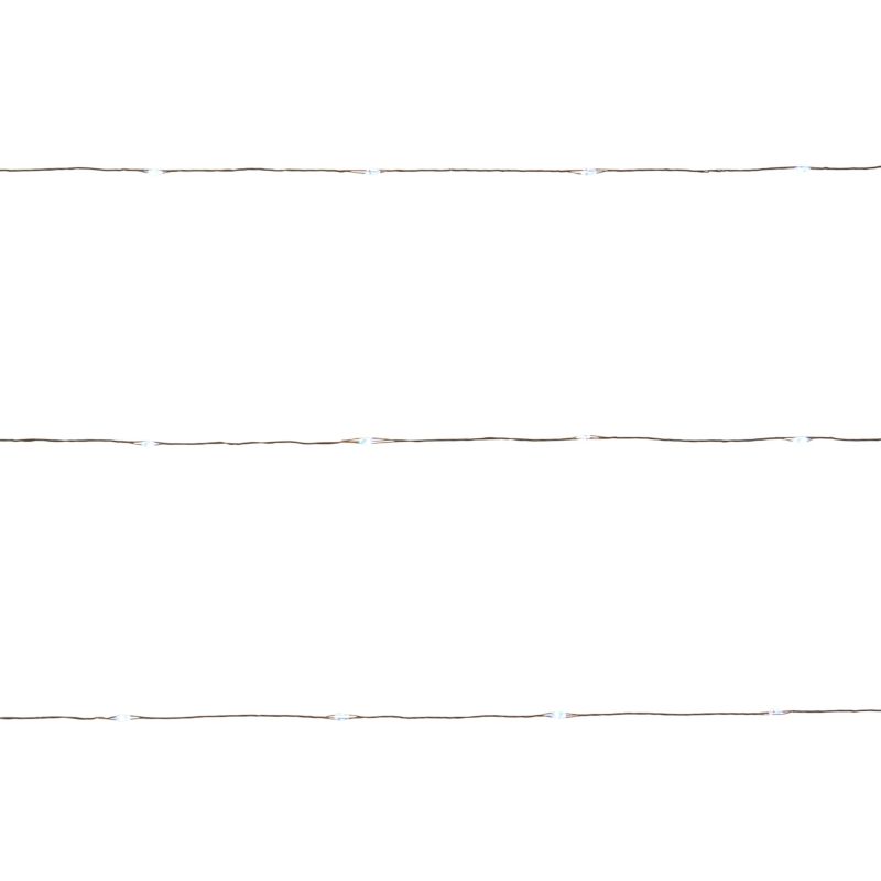 Lampki wewnętrzne 100 LED miedziane barwa zimna biała