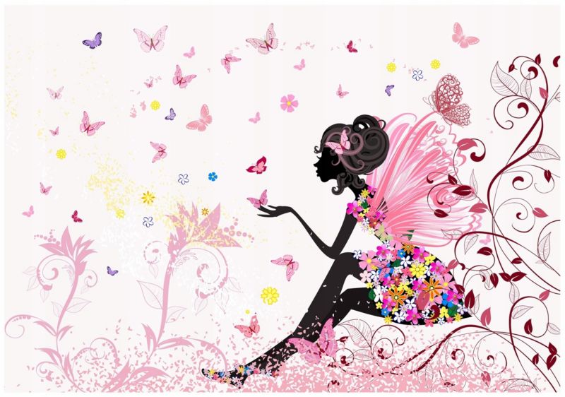 Fototapeta Na Flizelinie WALLARENA 350x250 cm Tapeta Dla Dzieci Wróżka 1 szt.