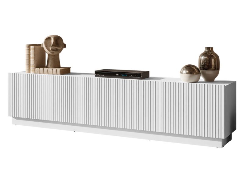 Szafka RTV MIRJAN 24 Liverti 200 4D biały 1 szt.