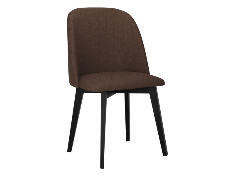 Krzesło MIRJAN 24 Monti 3 czarny/strukturalny brąz 1 szt.