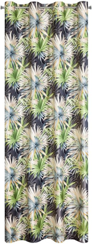 Zasłona Verona 140 x 250 cm grafitowa / zielona