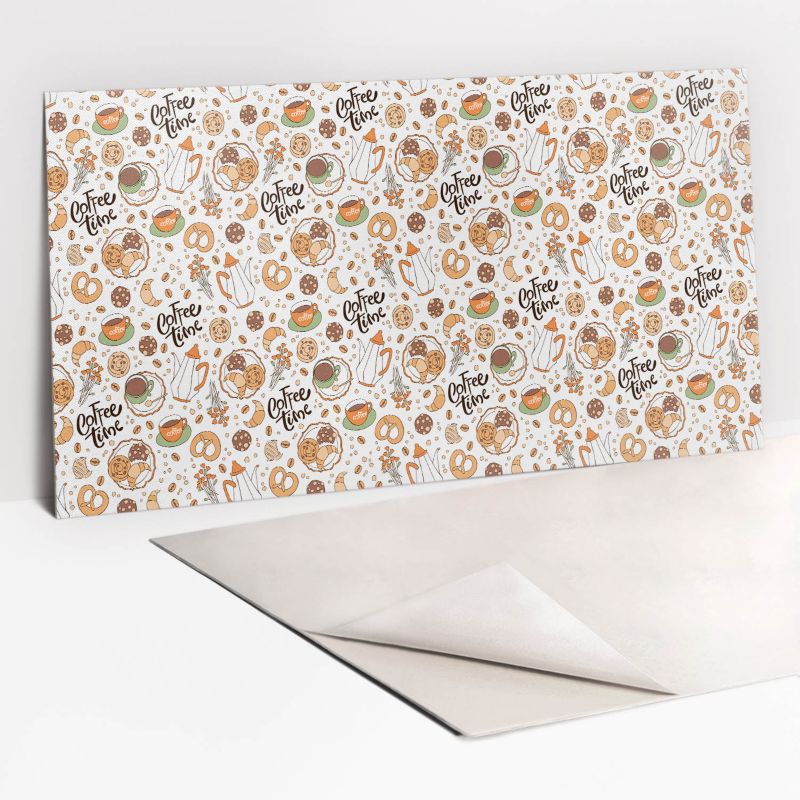 Panel samoprzylepny Tulup 100x50 cm Czas na kawę 1 szt.
