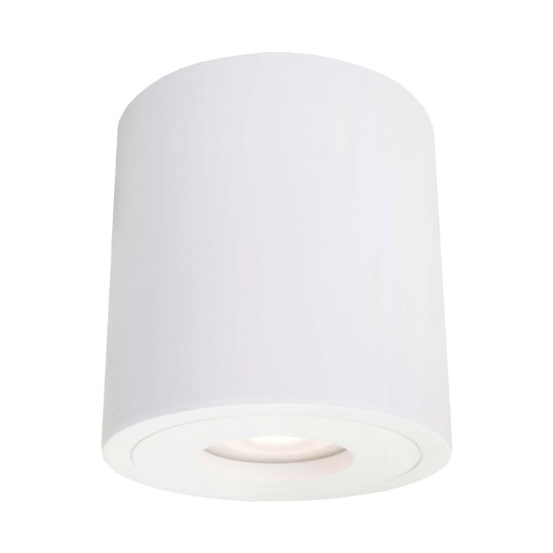 Oprawa sufitowa spot Light Prestige Faro biały hermetyczny 1 x GU10 x 50W IP65 wym: 9,5 x 9 x 9 cm - 1 szt.