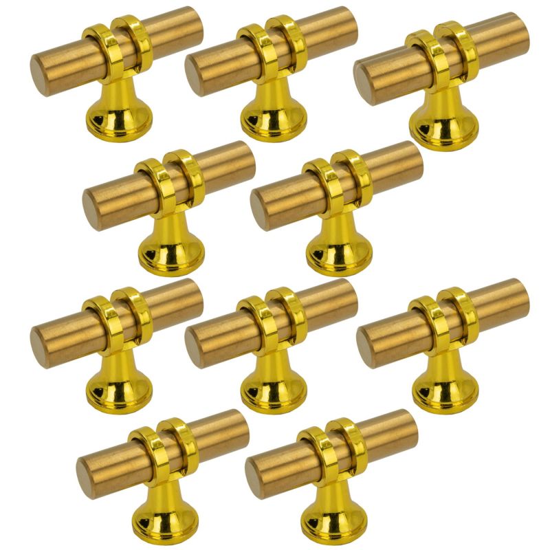 Gałka meblowa B&B Apollo złota 10 szt