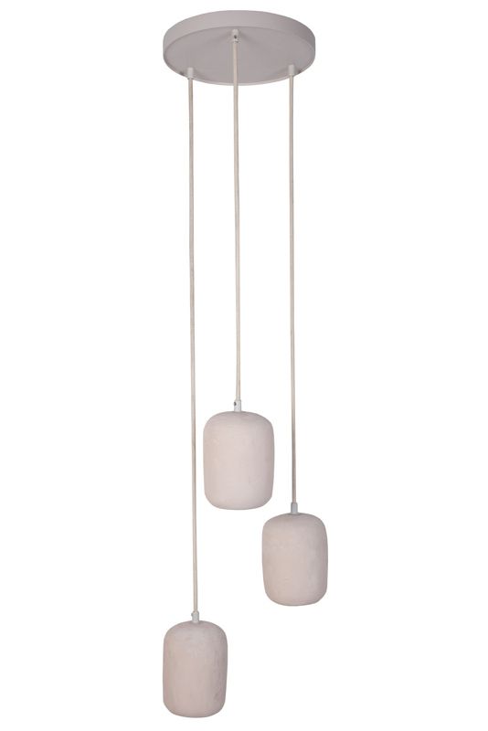 Lampa wisząca Sigma Lighting Olo beżowa wym: 120 x 36 x 36 cm 3xGU10 x 1 szt.