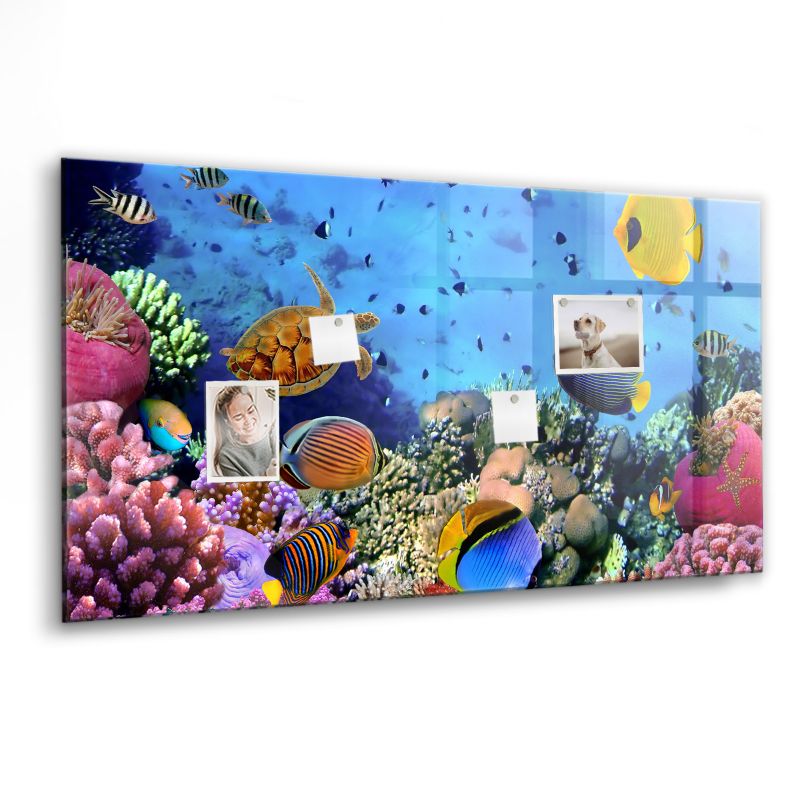 Tablica magnetyczna z nadrukiem Wallfluent 120x60 cm Podwodne życie 1 szt.