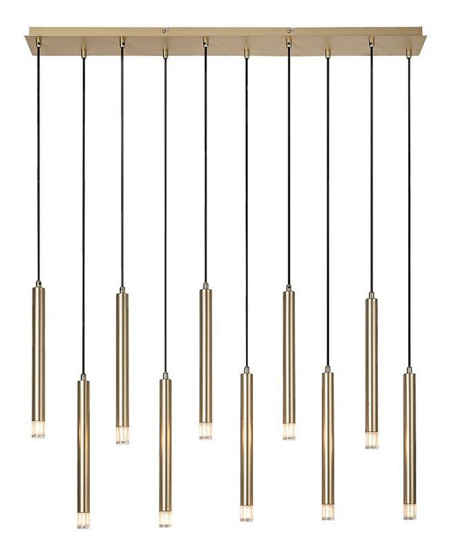 Lampa wisząca Rabalux Ramira 3651 złoto-przezroczysty nowoczesna 10xG9 x 1 szt.