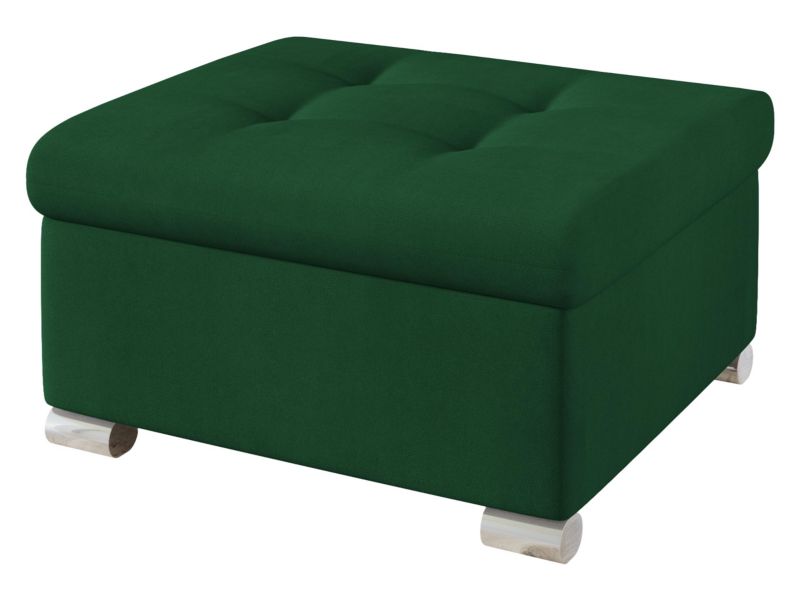 Pufa MIRJAN 24 Niko Mała butelkowa zieleń 1 szt.