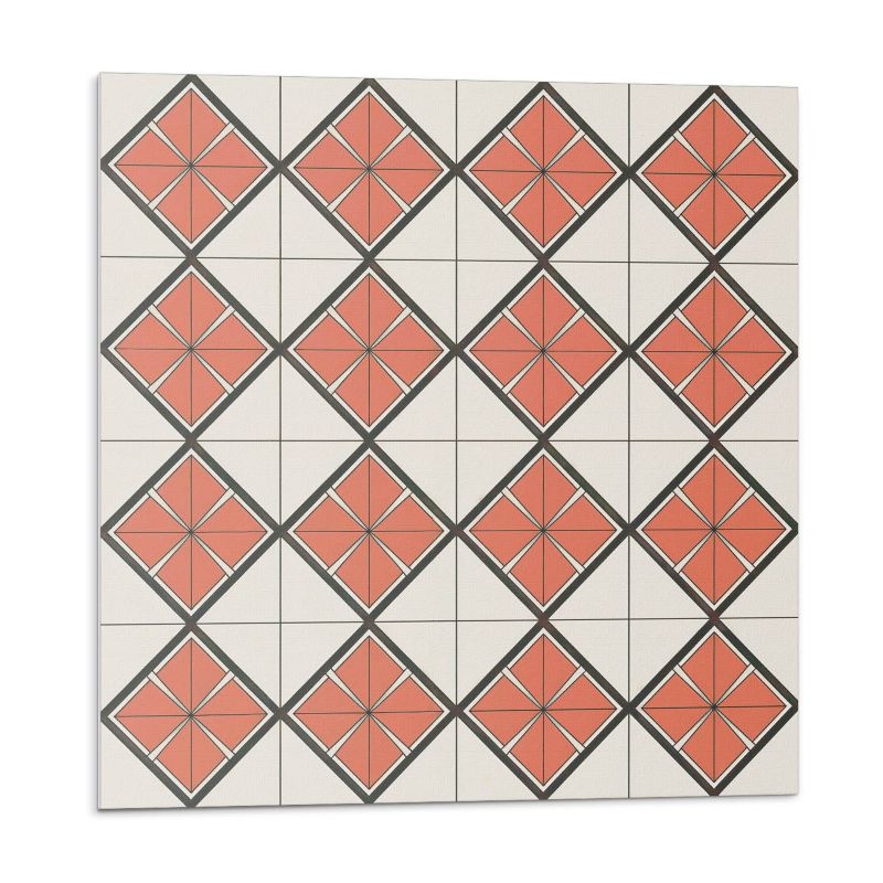 Kafelki samoprzylepne Wallfluent 30x30 cm Romby w nowoczesnej geometrii 9 szt.