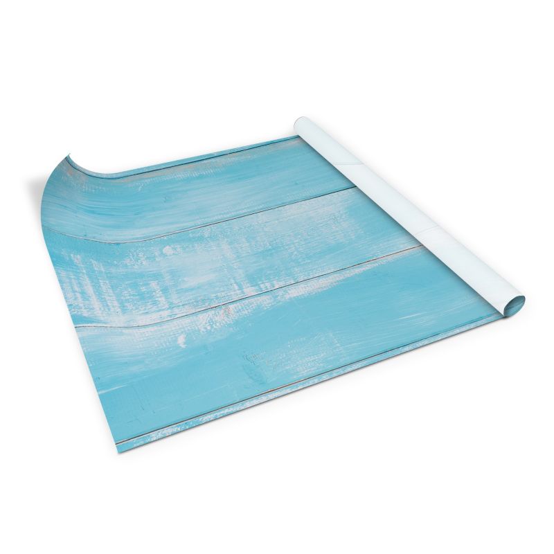 Samoprzylepna okleina Tulup 100x50 cm Niebieskie deski 1 szt.
