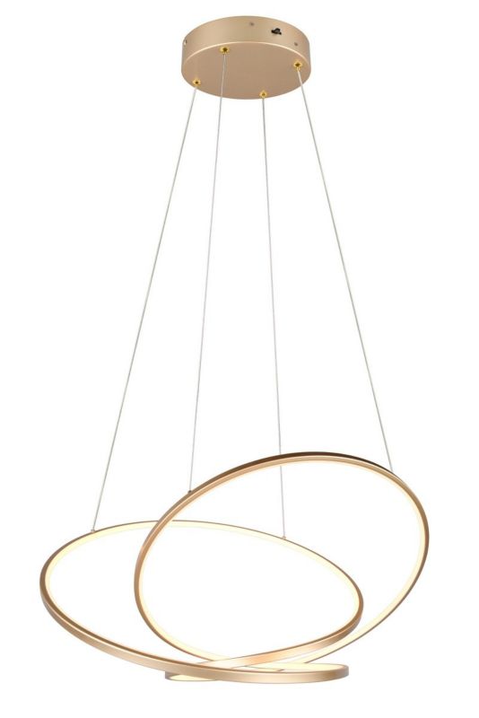 Lampa wisząca Trio Darvin 6071 złota nowoczesna wbudowany LED 52W 1 szt.