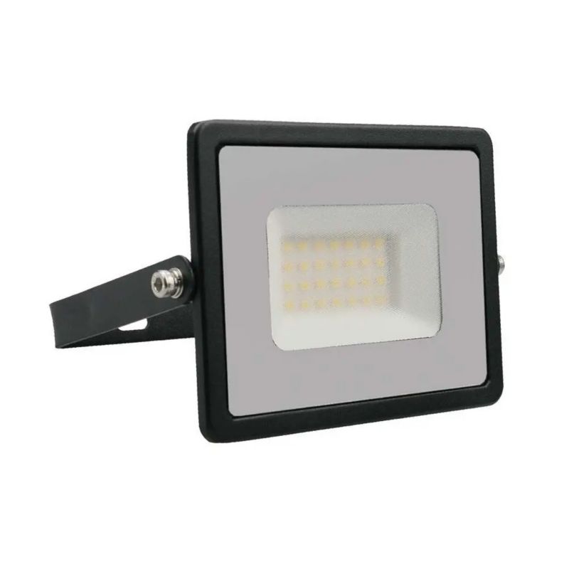 Naświetlacz LED V-TAC czarny LED 30W 4000K 2510lm IP65 wym: 13,2 x 15,3 x 2,7 cm aluminium - 1 szt.