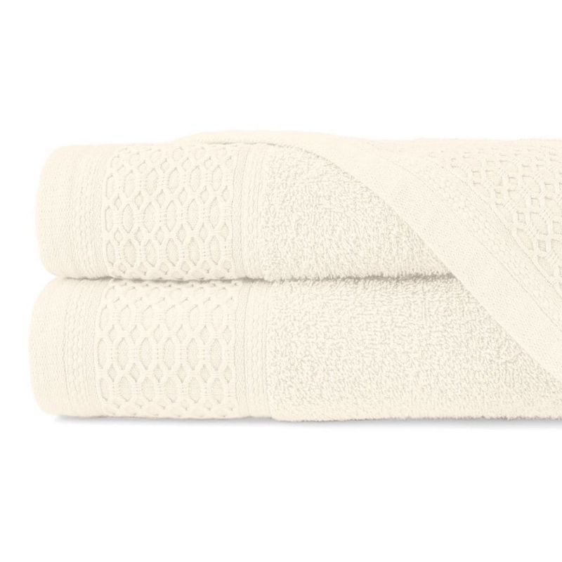 Ręcznik bawełniany Darymex 50x90 cm kąpielowy Solano kolor ecru 1 szt.