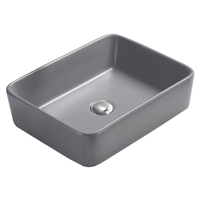 Umywalka nablatowa Mexen Catia szara 48x37 cm 21314861 1 szt.