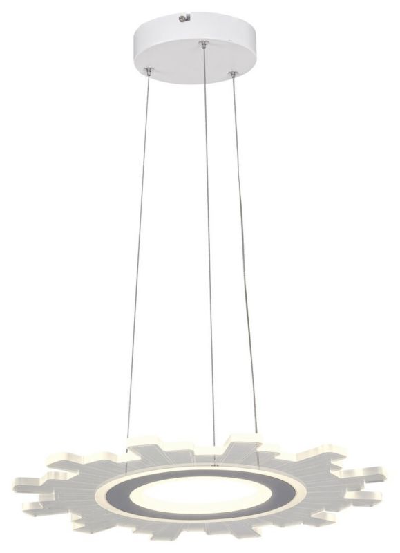 Lampa wisząca Rabalux Felicity 2106 biało-przezroczysty nowoczesna wbudowany LED 30W 1 szt.